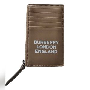 Burberry Tan Leather Card Holder
